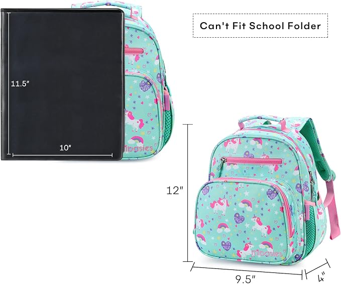 mibasies Toddler Backpack for Girls 2-4: Cute Kids Backpacks for Girls - Image 4