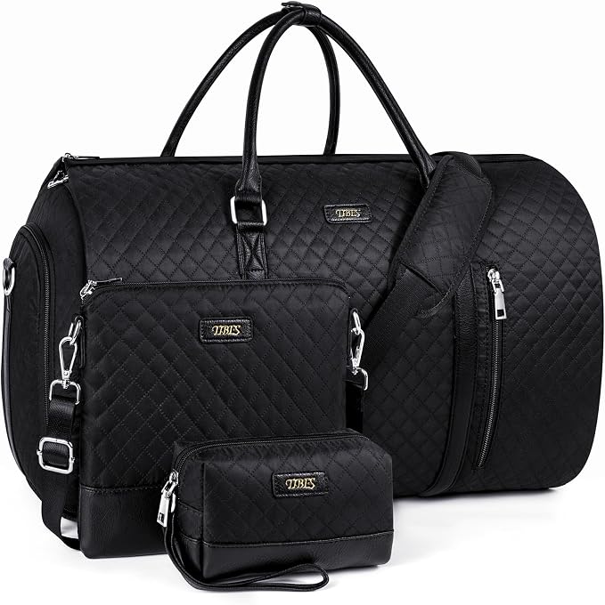 Convertible Garment Duffel Bag for Travel by TIBES