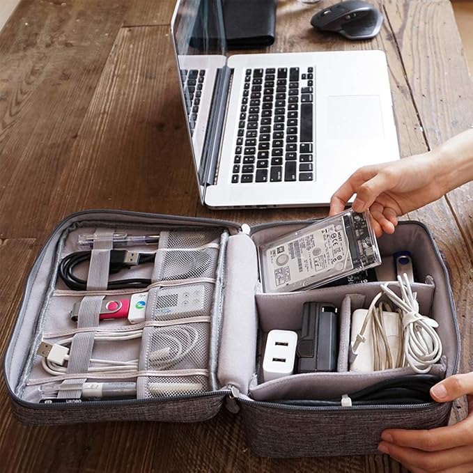 Electronics Organizer, OrgaWise Electronic Accessories Bag Travel Cable - Image 6