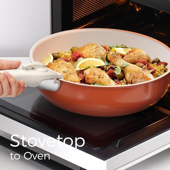 15Pcs Pots and Pans Set Non Stick, Cookware Sets - Image 6
