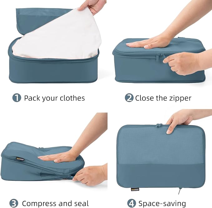4 Piece Compression Packing Cubes - Image 4