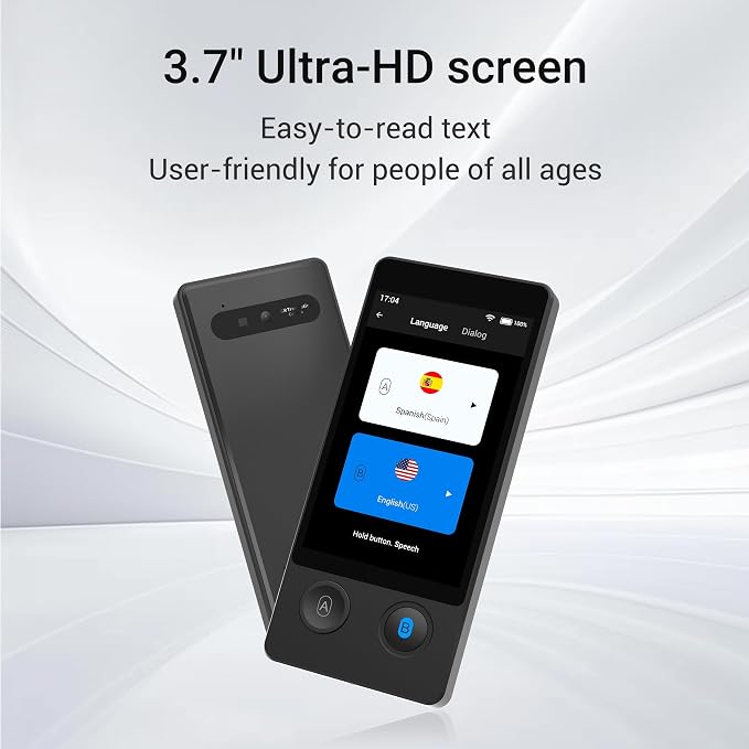Translator Device W12S Support 144 Languages and Accents 98% High Accuracy - Image 7