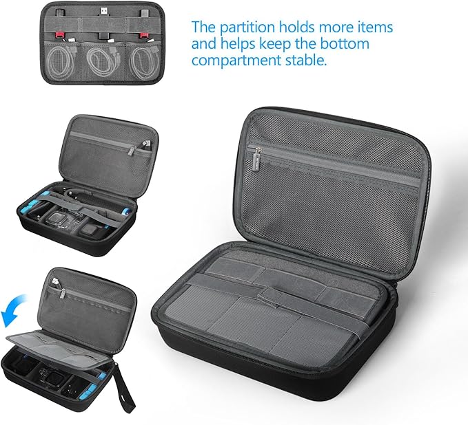 JSVER PU Leather Hard Shell Carrying Case - Image 2
