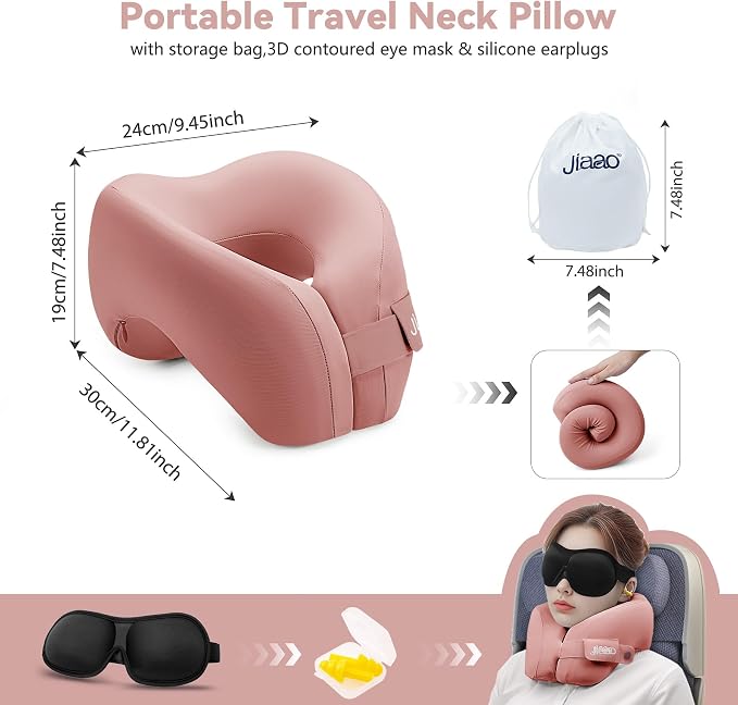Neck Pillow Airplane, Advanced Neck Support - Image 2