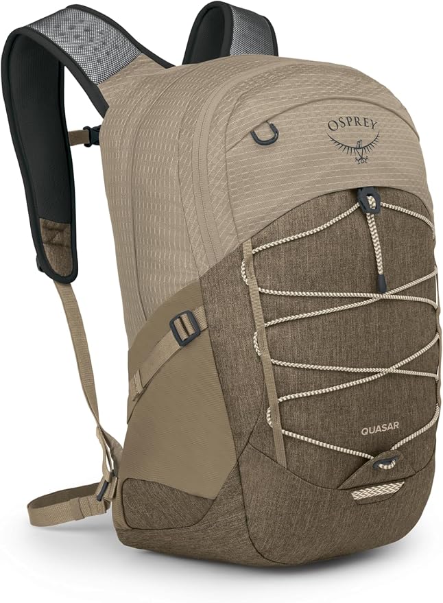 Osprey Quasar 26L Commuter Backpack, Alpaca Tan/Latte Brown Heather by Osprey