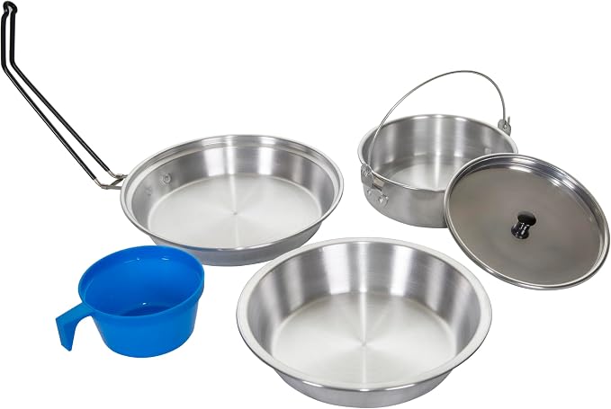 Stansport Heavy Duty Aluminum Cook Set 1 Person by Stansport