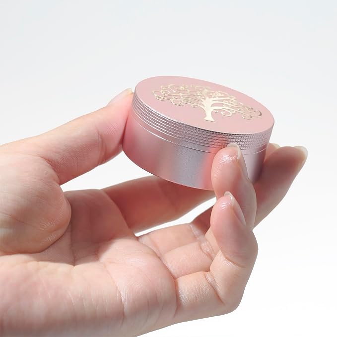 Small Pill Case 3 Compartments, Metal Round Portable Pill Box, Waterproof - Image 4