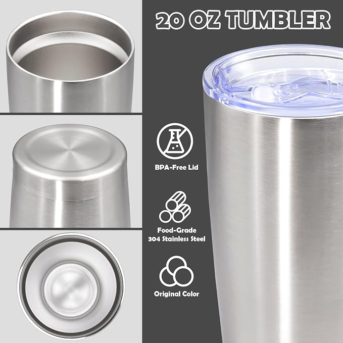 20oz Tumbler Stainless Steel Tumbler Cup - Image 3