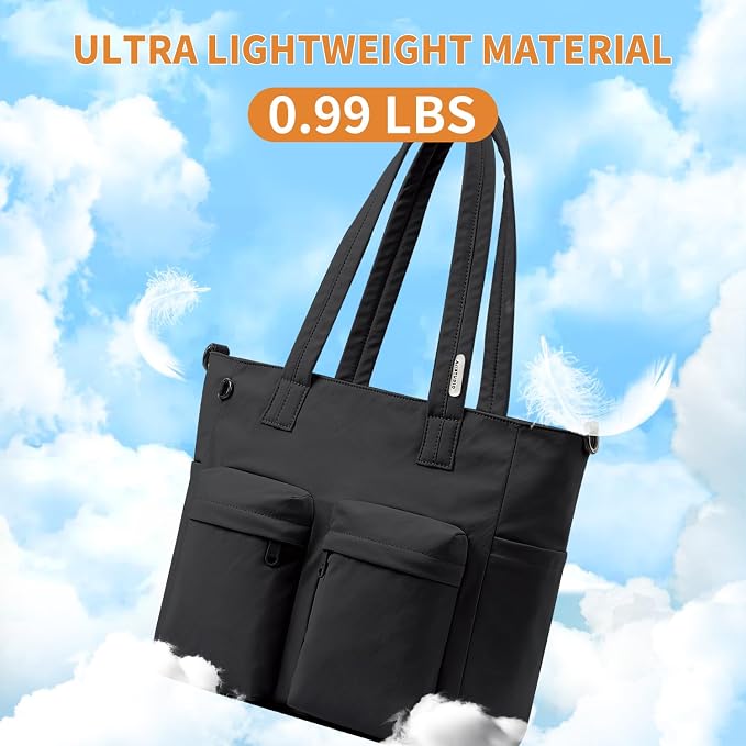 aji Tote Bag for women work, Water-Resistant Tote Bag - Image 3