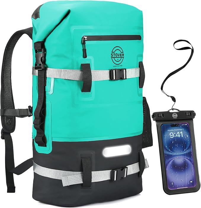 STOVER 5/10/25/30/40/55L Waterproof Backpack- Floating Dry Bag by STOVER