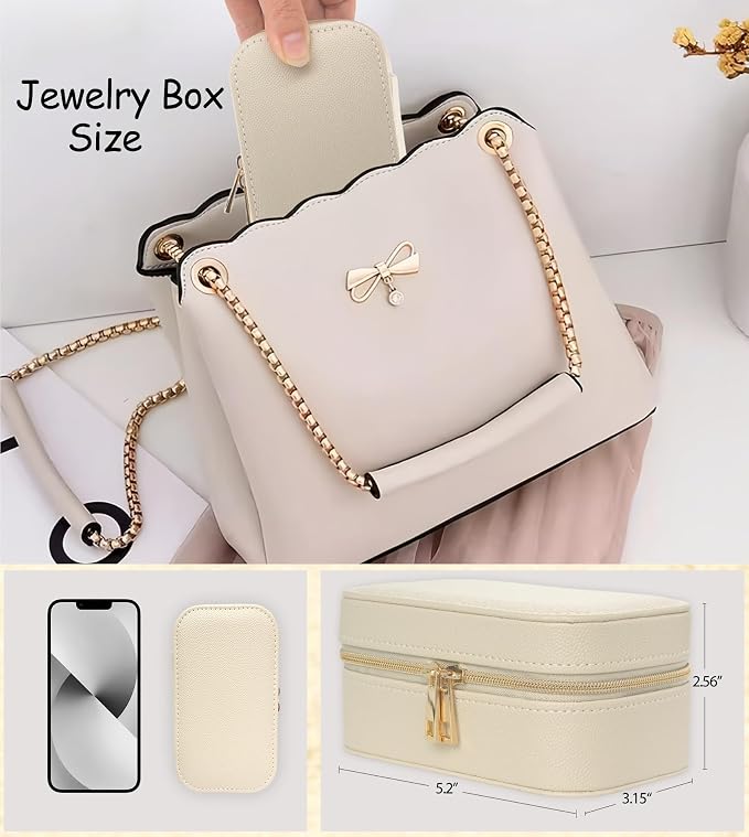 Travel Jewelry Case Bulk Of 4 For Women Weekend Trips - Image 4
