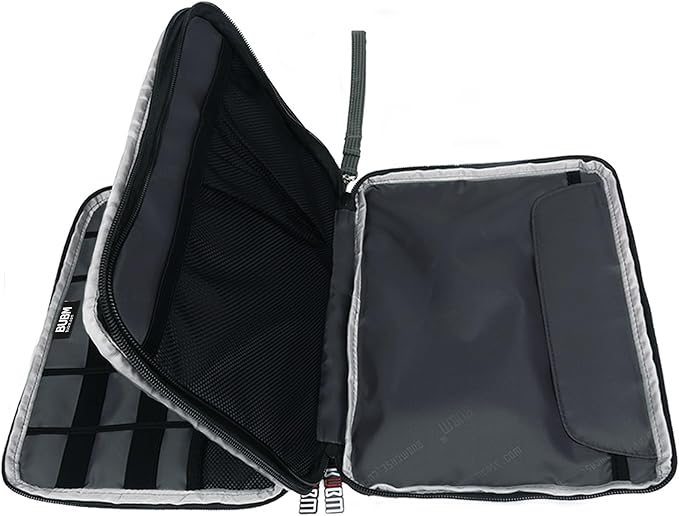 BUBM Double Layer Electronics Organizer, Travel Gadget Bag - Image 3