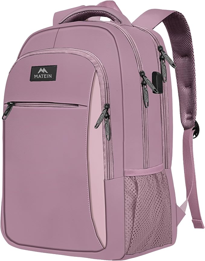 MATEIN Travel Laptop Backpack, Business Anti Theft Slim Sturdy Laptops Backpack by MATEIN