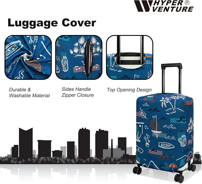 HYPER VENTURE Washable Luggage Cover - Image 2
