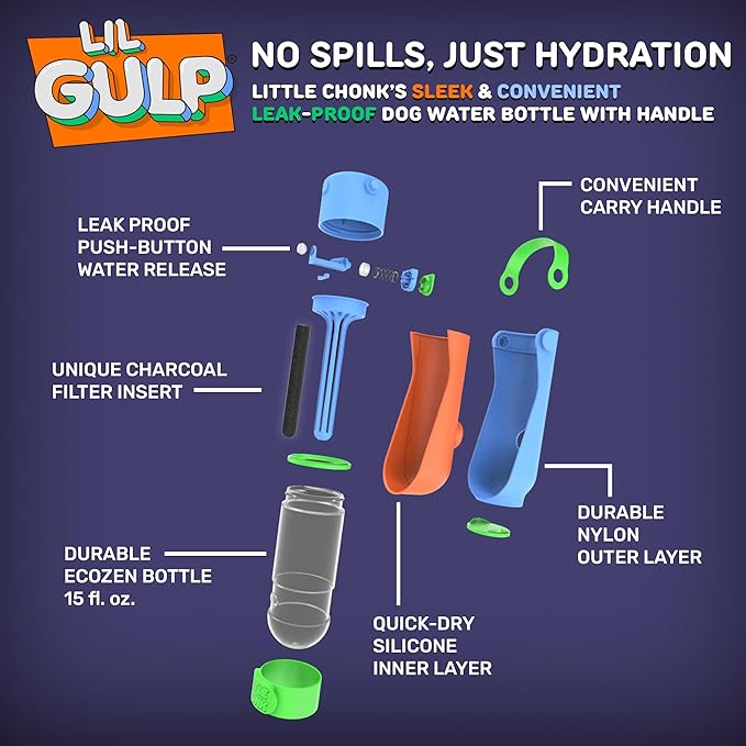 Lil Gulp Water Bottle | Advanced Carbon Filtration - Image 3
