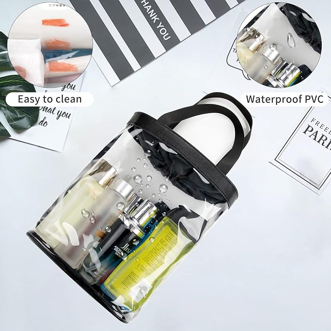 Clear Toiletry Bag, Travel Toiletry Bag - Image 2