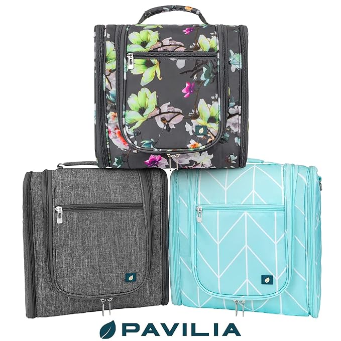 PAVILIA Extra Large Toiletry Bag Travel Bag - Image 7