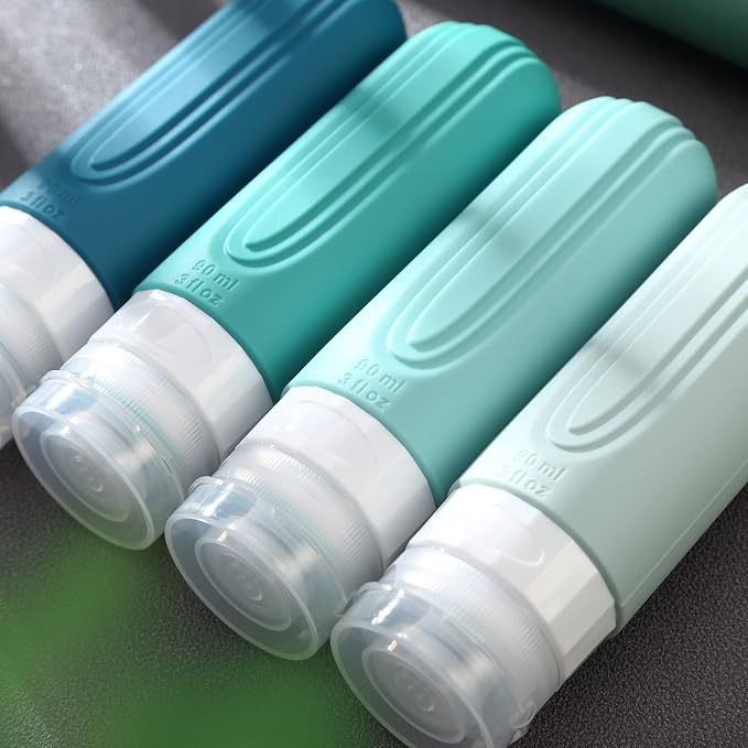 Travel Bottles for Toiletries, Tsa Approved 3oz Travel Size Containers BPA Free - Image 5