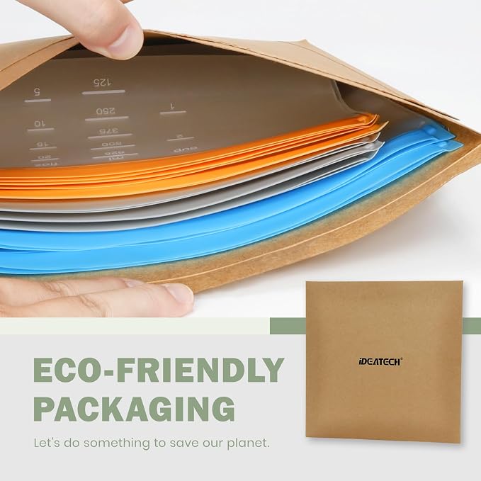 Dishwasher Safe Reusable Storage Bags Stand Up - Image 8