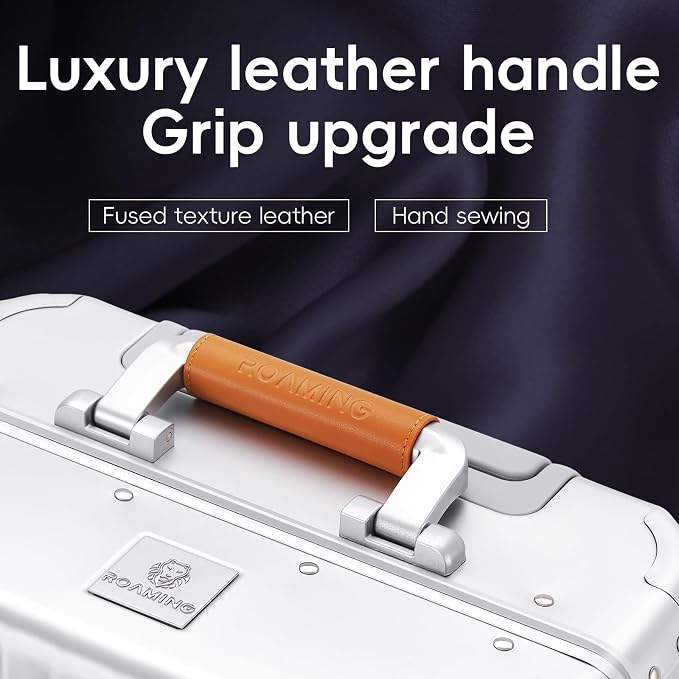 ROAMING 24 Inch Check Luggage Durable All Aluminum Hardshell Suitcase - Image 8
