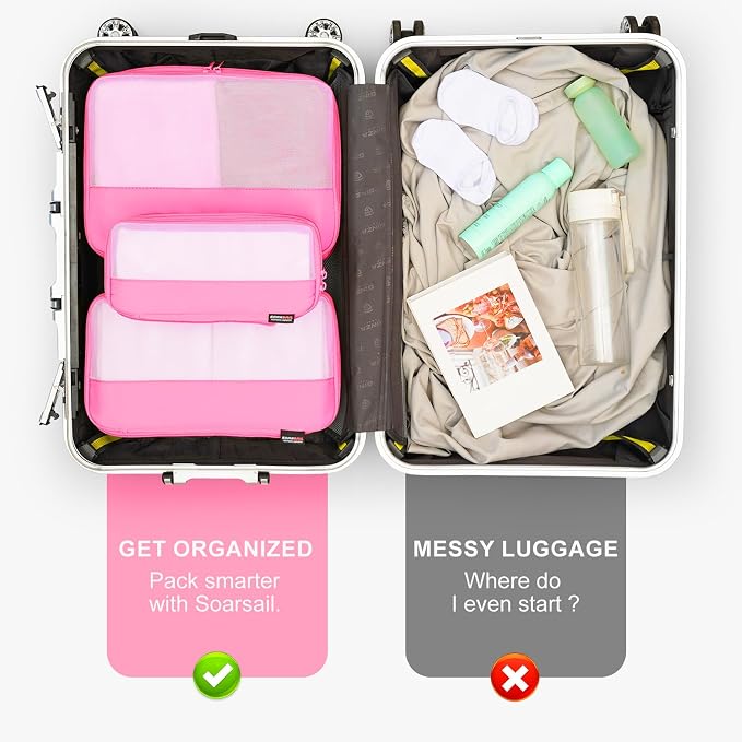 4 Set Compression Packing Cubes - Image 6