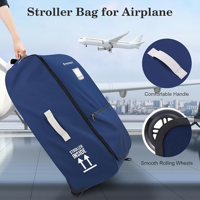 Stroller Bag for Airplane, Stroller Travel Bag Compatible - Image 8