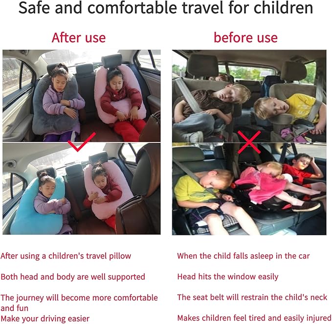 Travel Pillow Car Pillow Kid Car Sleeping The Sleeping Aid - Image 2