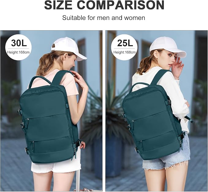coowoz Large Travel Backpack For Women Men, Carry On Flight Approved, Hiking - Image 6
