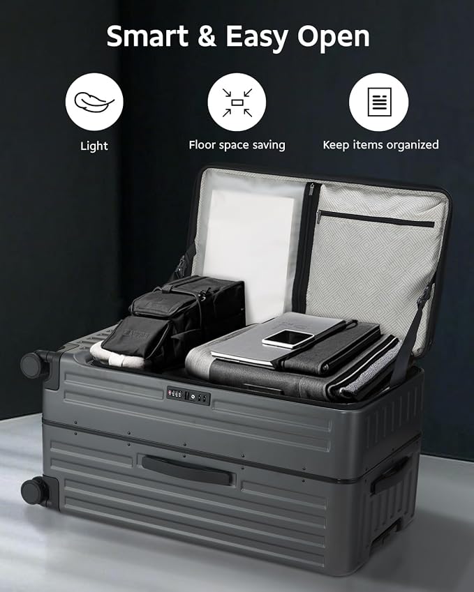 Checked Luggage, Large Suitcase 29 Inch Trunk Luggage - Image 3