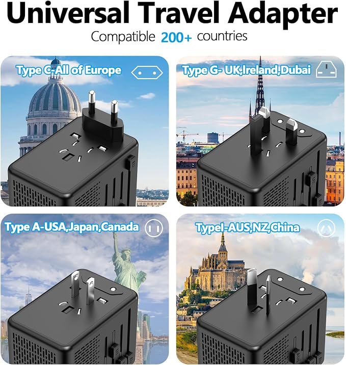 220V to 110V Voltage Converter US to Europe - Image 3