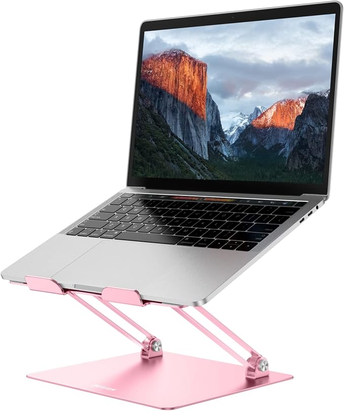 BESIGN LS10 Aluminum Laptop Stand, Ergonomic Adjustable Notebook Stand - Image 2