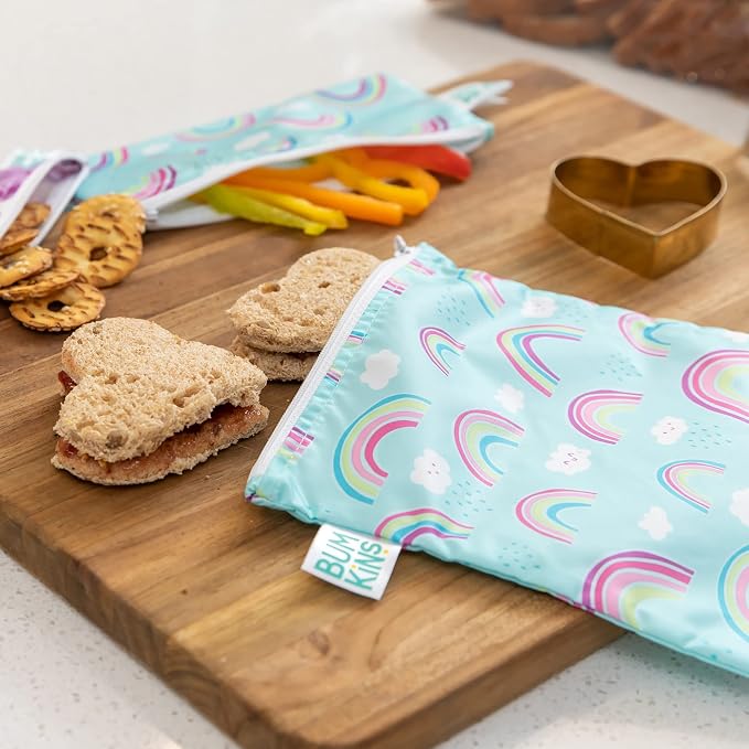 Bumkins Reusable Sandwich and Snack Bags, - Image 2