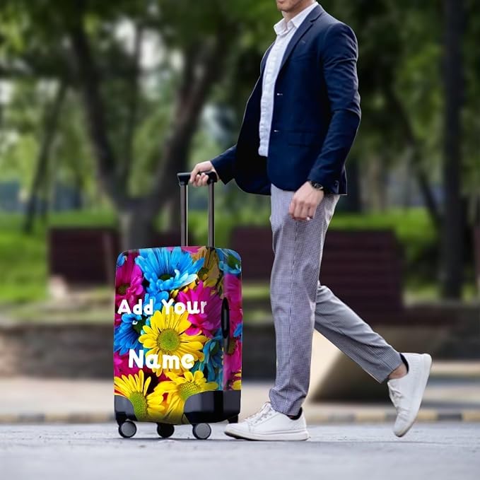 Customized Luggage Cover for Suitcase Personalized Name Suitcase Cover Fit - Image 3