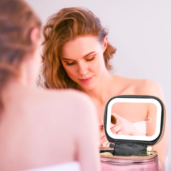 Small Makeup Bag Travel Train Case - Image 6