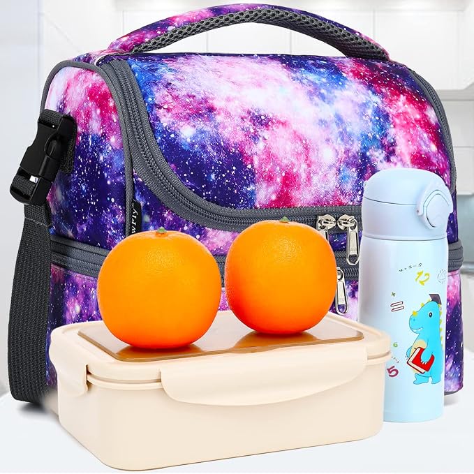FlowFly Double Decker Cooler Insulated Lunch Bag Large Tote - Image 9