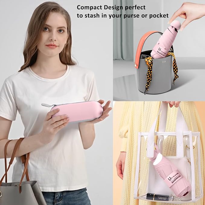 BAODINI Travel Mini Umbrella for Purse - Image 4