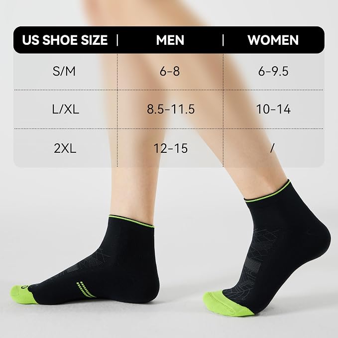 CS CELERSPORT 2/5 Pairs Ankle Compression Socks - Image 2