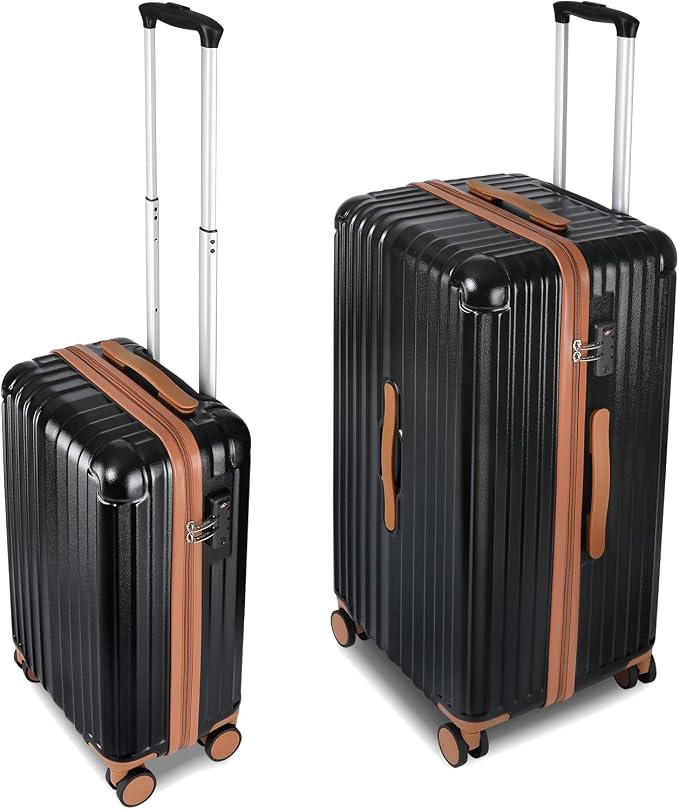 Carry-on 20 Inch and 28 Inch Square Thickened ABS+PC Hard Shell luggage by WireHot