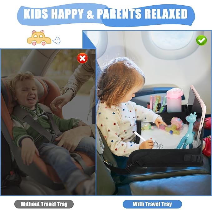 Upgraded Kids Travel Tray for Airplane - Image 3
