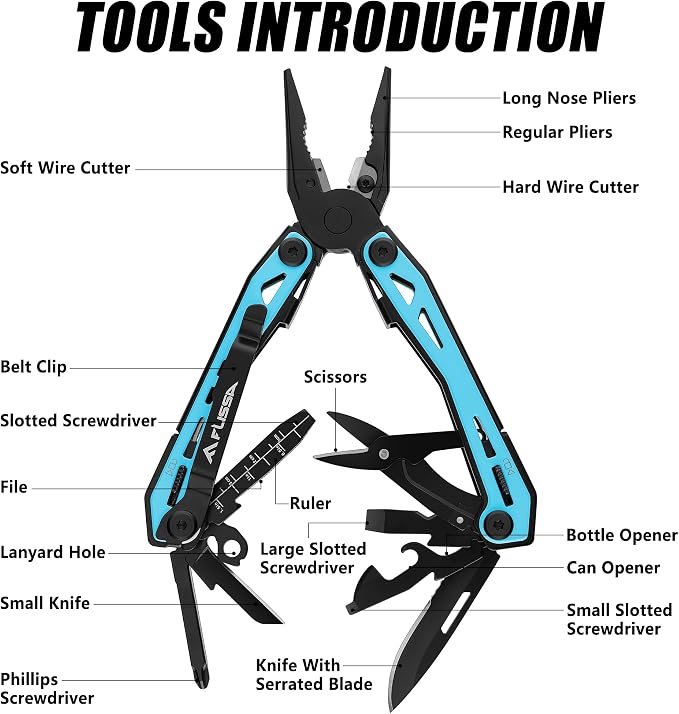 FLISSA 16-in-1 Multi Tool Pliers, Gift - Image 3