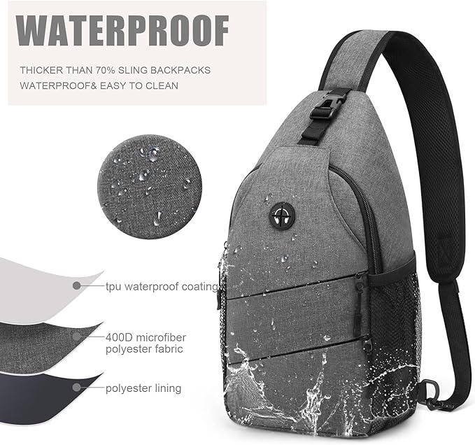 Crossbody Bags for Women Men Trendy Sling Bag Bakpack Casual Chest Bag - Image 4