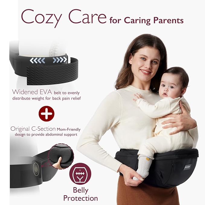 Momcozy Hip Seat Baby Carrier - Image 3