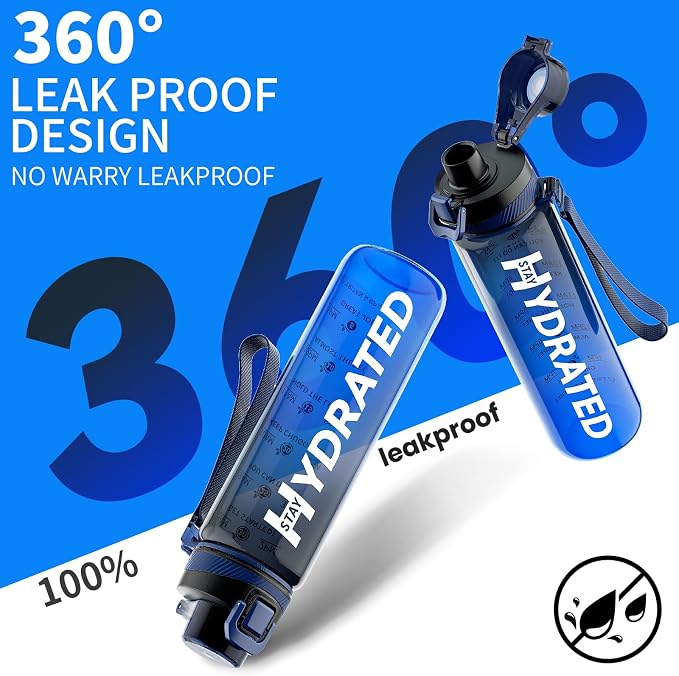 Water Bottle, 32 oz Motivational Water Bottles - Image 5