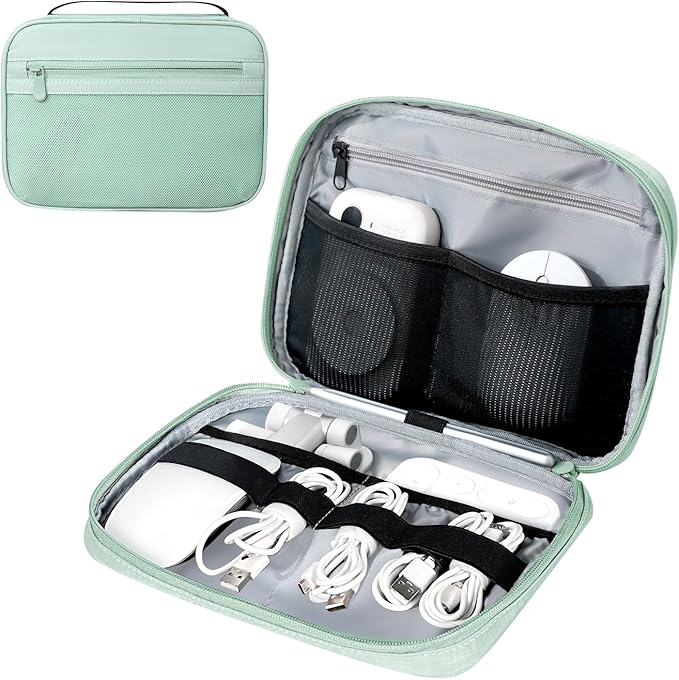 Electronics Organizer Bag, Portable Cable Organizer Case Travel Electronic by Lcsmaokin