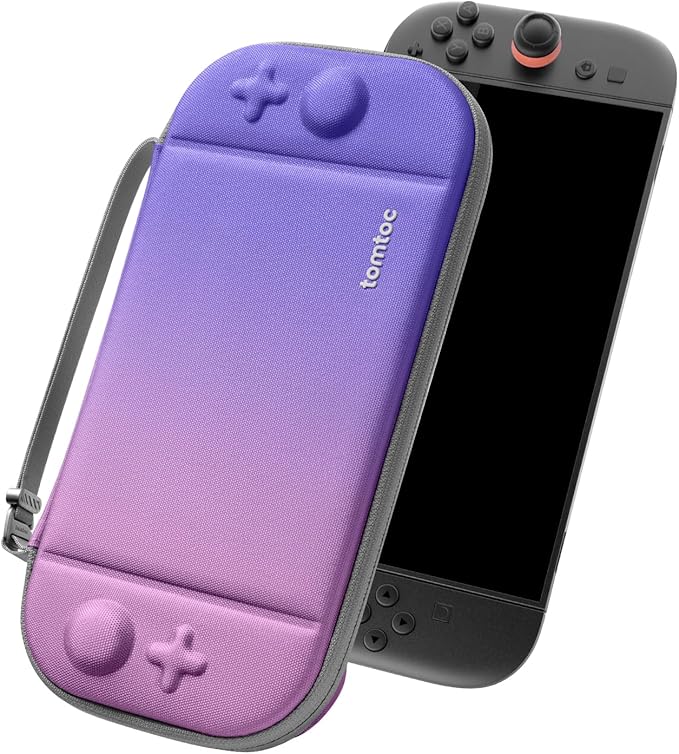tomtoc Slim Carrying Case for Nintendo Switch 2 Model 2025, Odorless Felt by tomtoc