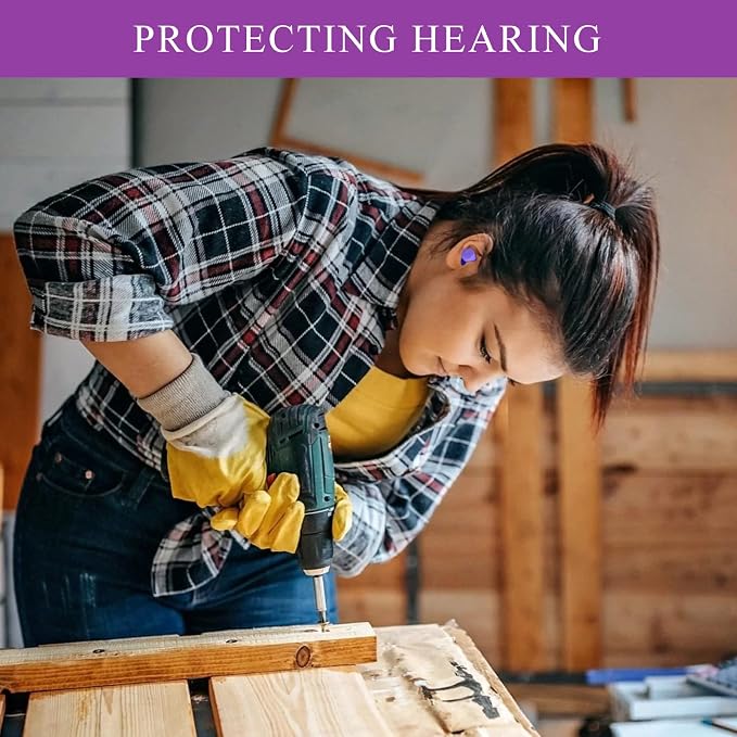 30Pair Soft Foam EarPlugs, 32dB Disposable Sound Blocking Noise Cancelling Ear - Image 6