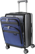 KROSER Hardside Expandable Carry On Luggage 22x14x9 Airline Approved by KROSER