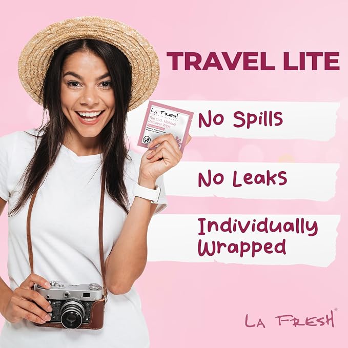 La Fresh Makeup Removal Facial Cleansing Wipes, Waterproof - Image 5
