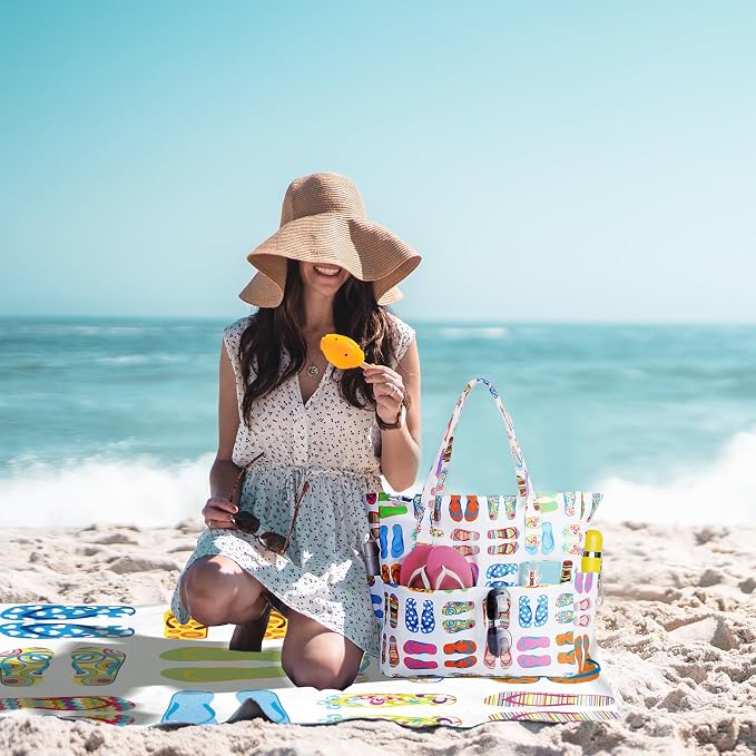 Waterproof Beach Tote Pool Bags - Image 2