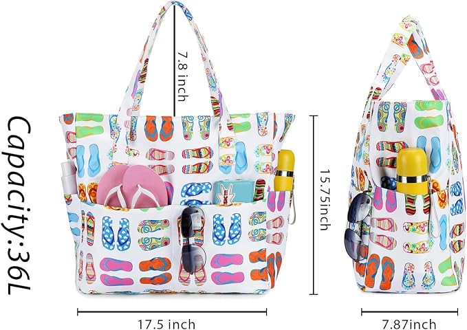 Waterproof Beach Tote Pool Bags - Image 4